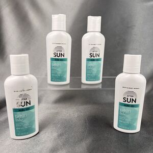 4 Piece Bath & Body Works After Sun Tahiti Isle Soothing Aloe Gel 1.8 oz Gifting